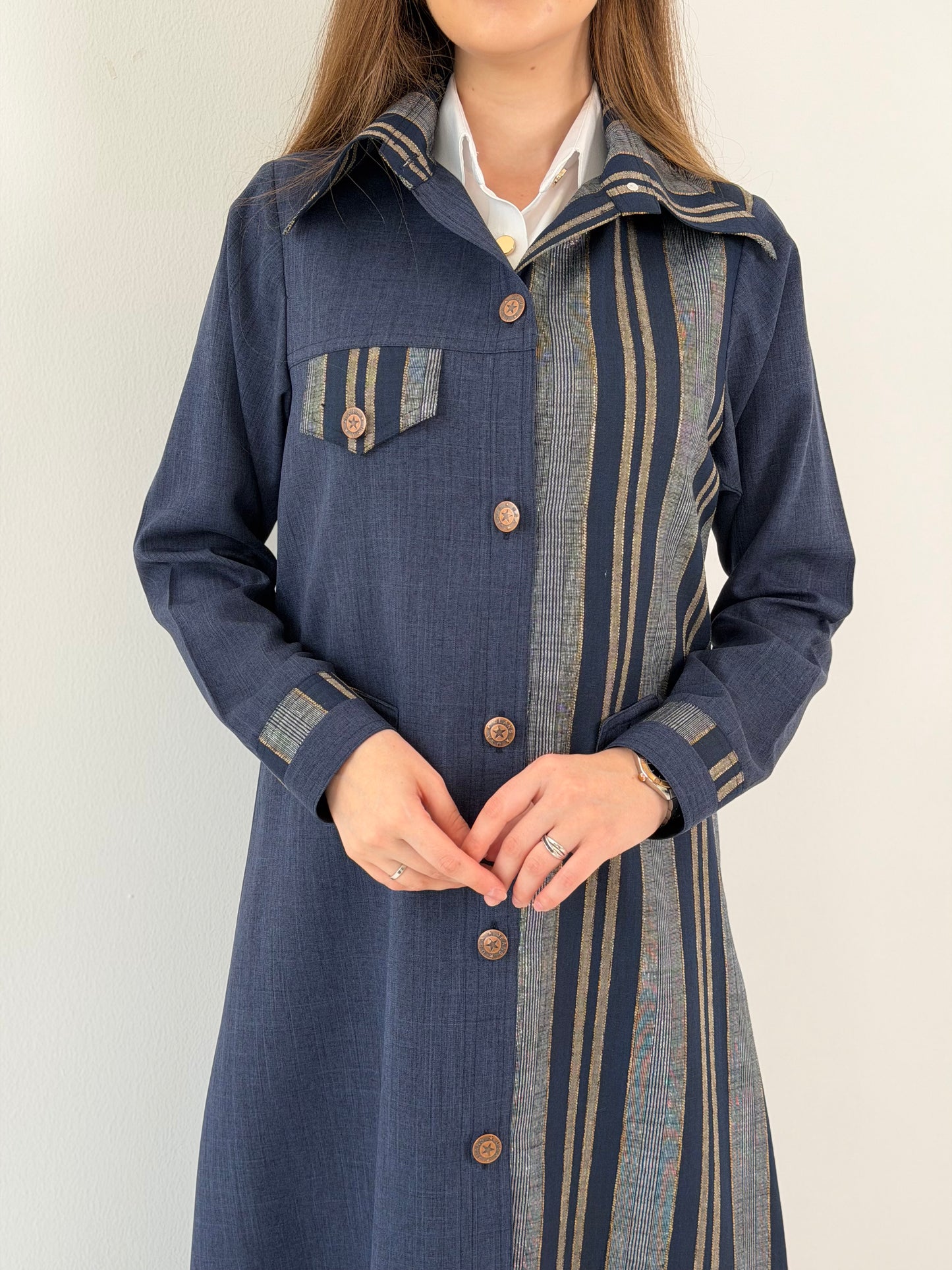 Denim Style عباية بليزر دينيم ستايل