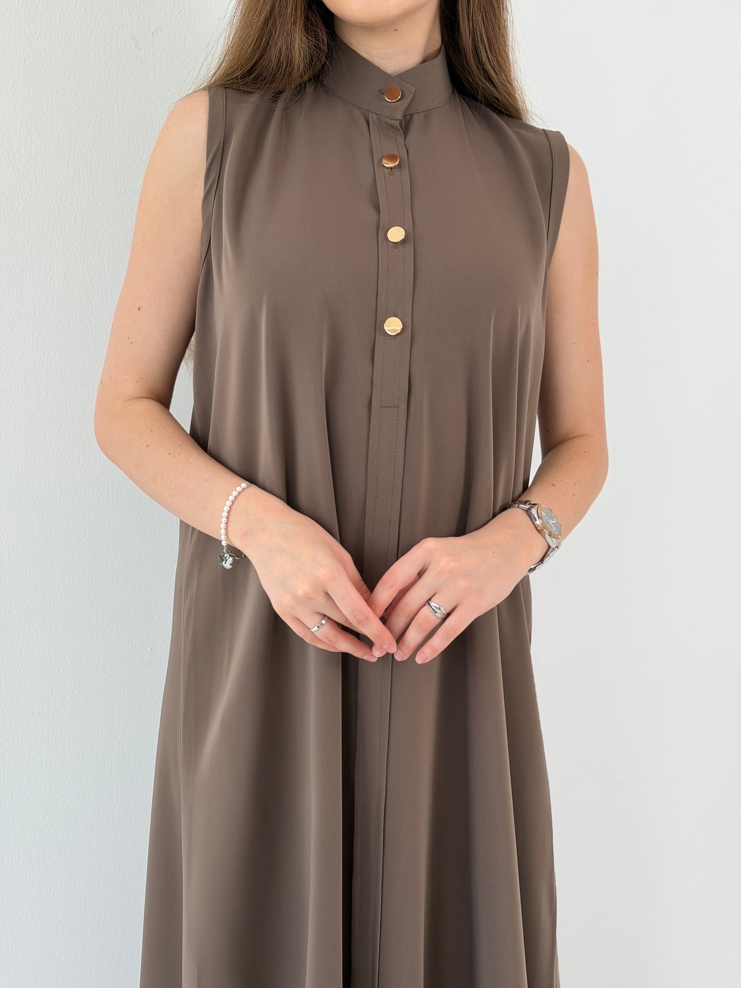 Abaya's Dress Brown color | اللون البني
