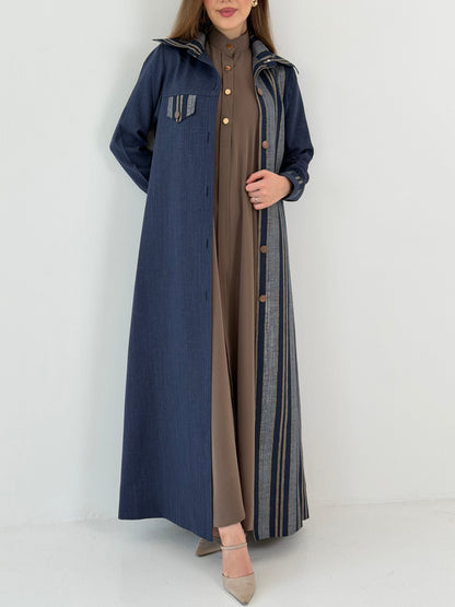 Denim Style عباية بليزر دينيم ستايل