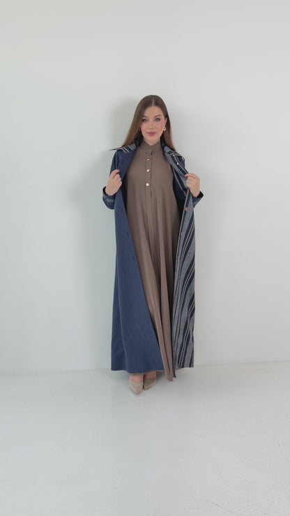 Denim Style عباية بليزر دينيم ستايل